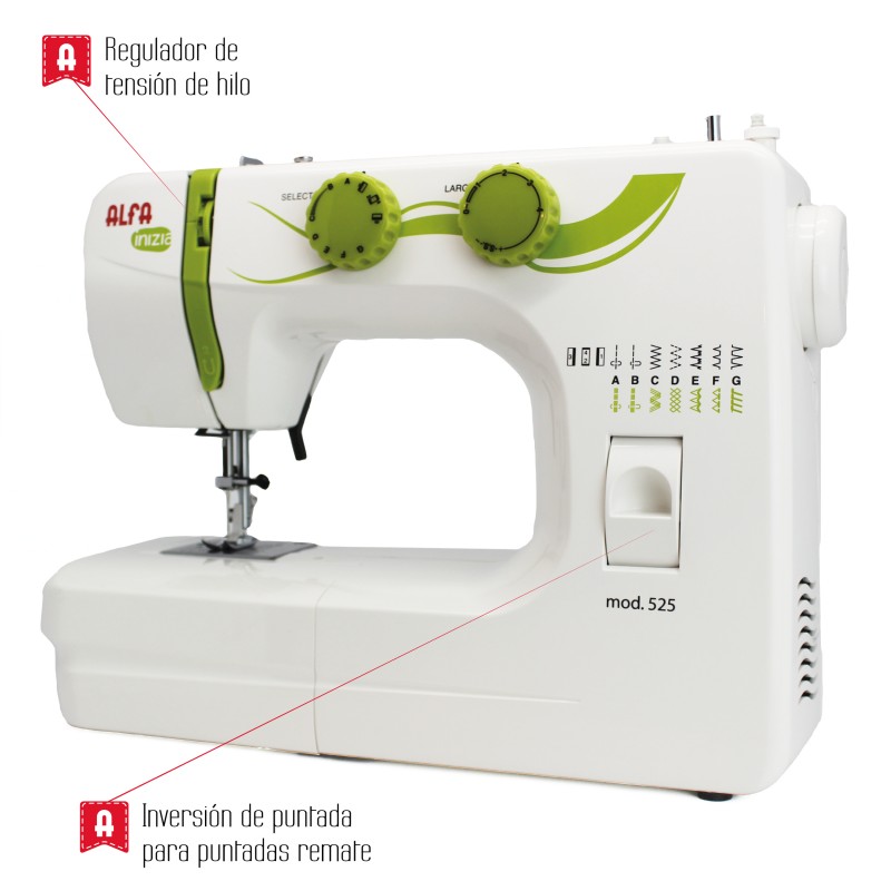 Maquina de coser electronica Alfa Next 100