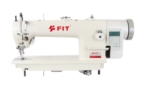FIT 0303L Máquina doble arrastre con cortahilos y brazo largo