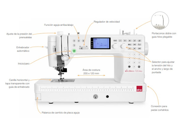 Máquina de coser Elna 720 Pro