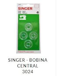 CANILLA DOMÉSTICA SINGER - BOBINA CENTRAL 3024