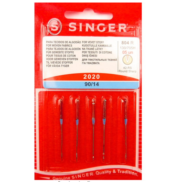 Agujas Singer 90/14 Algodón