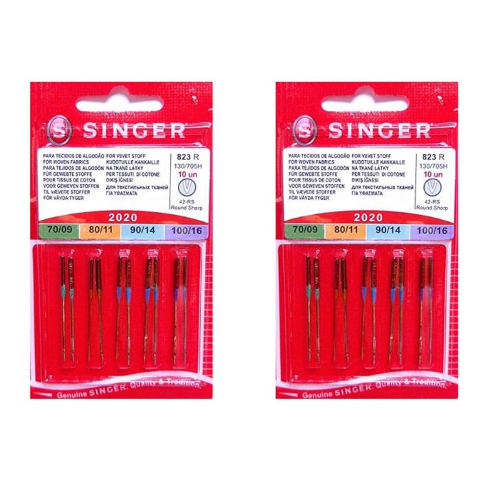 Agujas Singer Variadas Algodón.