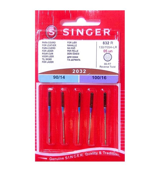 Agujas Singer Cuero