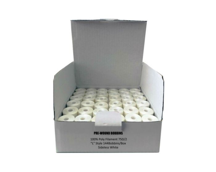 Canillas prebobinadas blancas