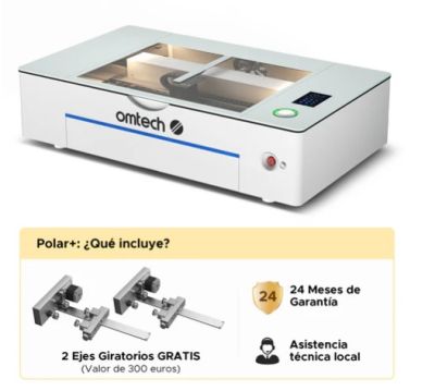 55W Polar Máquina de Grabado y Corte Láser CO2 con Cámara 