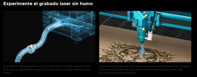 130W Máquina Corte y Grabado Láser Co2 con Área de grabado 1300X900mm | Pronto-60